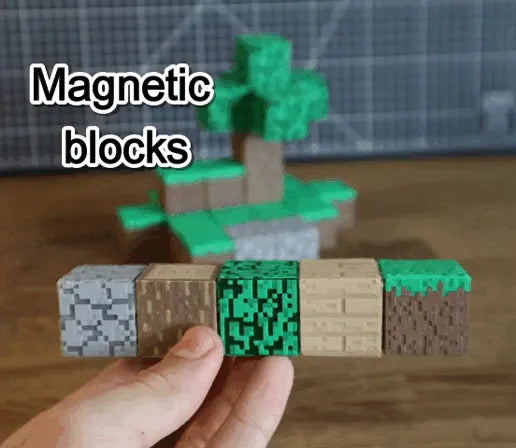 100 pcs Minecraft Magnetic Building Blocks Set