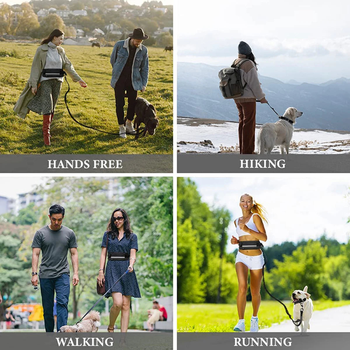 Hands-Free Running Dog Leash
