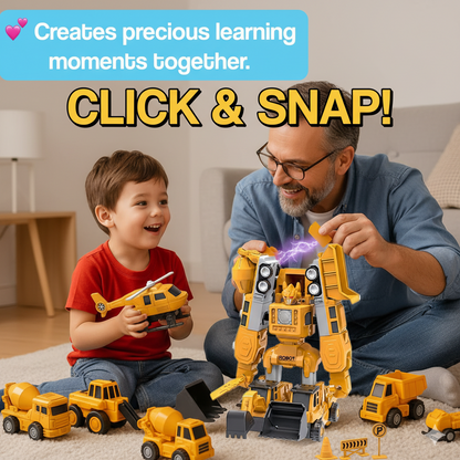 Magnetic RoboCar Adventure with Storage Box