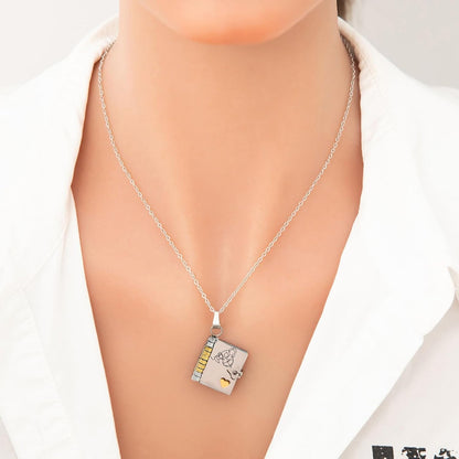 Daughter's Treasure Book Necklace