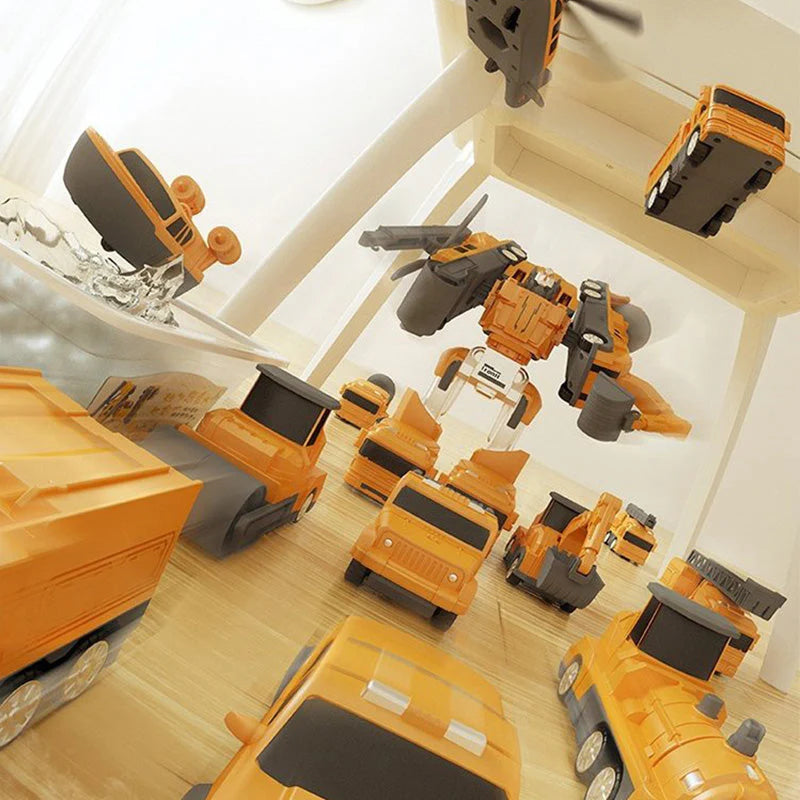 Magnetic RoboCar Adventure with Storage Box