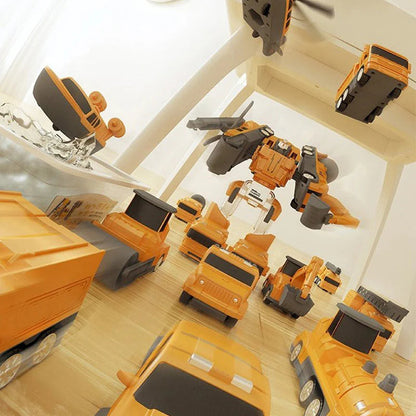 Magnetic RoboCar Adventure with Storage Box