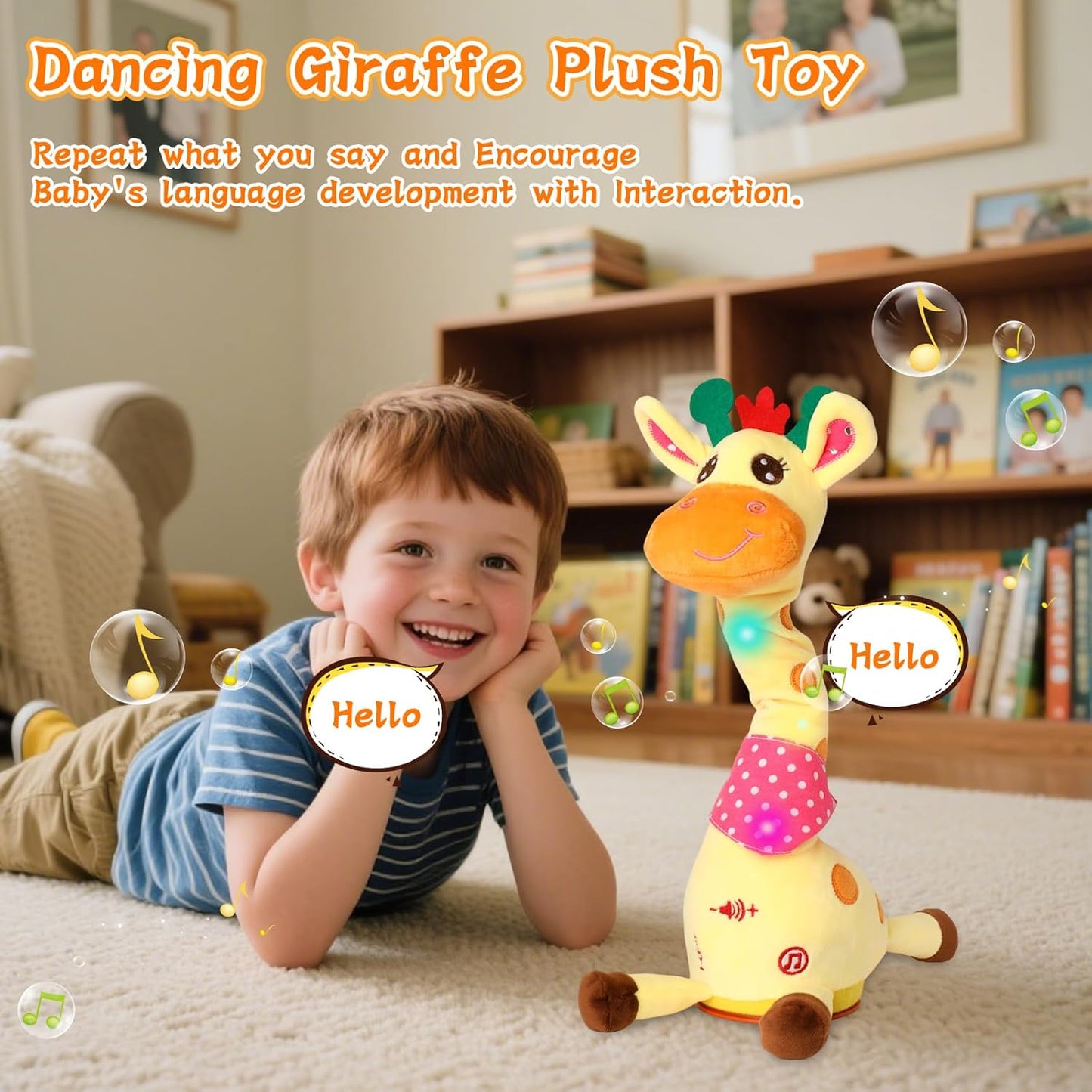 Dancing Giraffe Singing Toy
