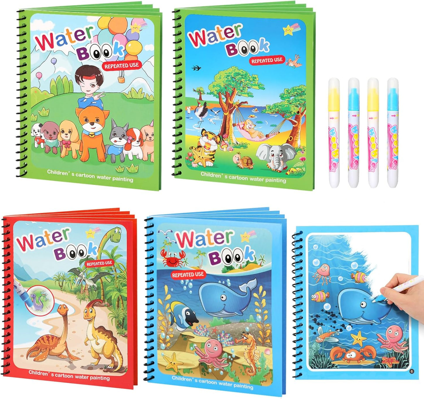 Magic Water Doodle Books for Kids